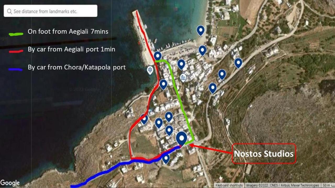 Nostos Studios Aegiali Dış mekan fotoğraf